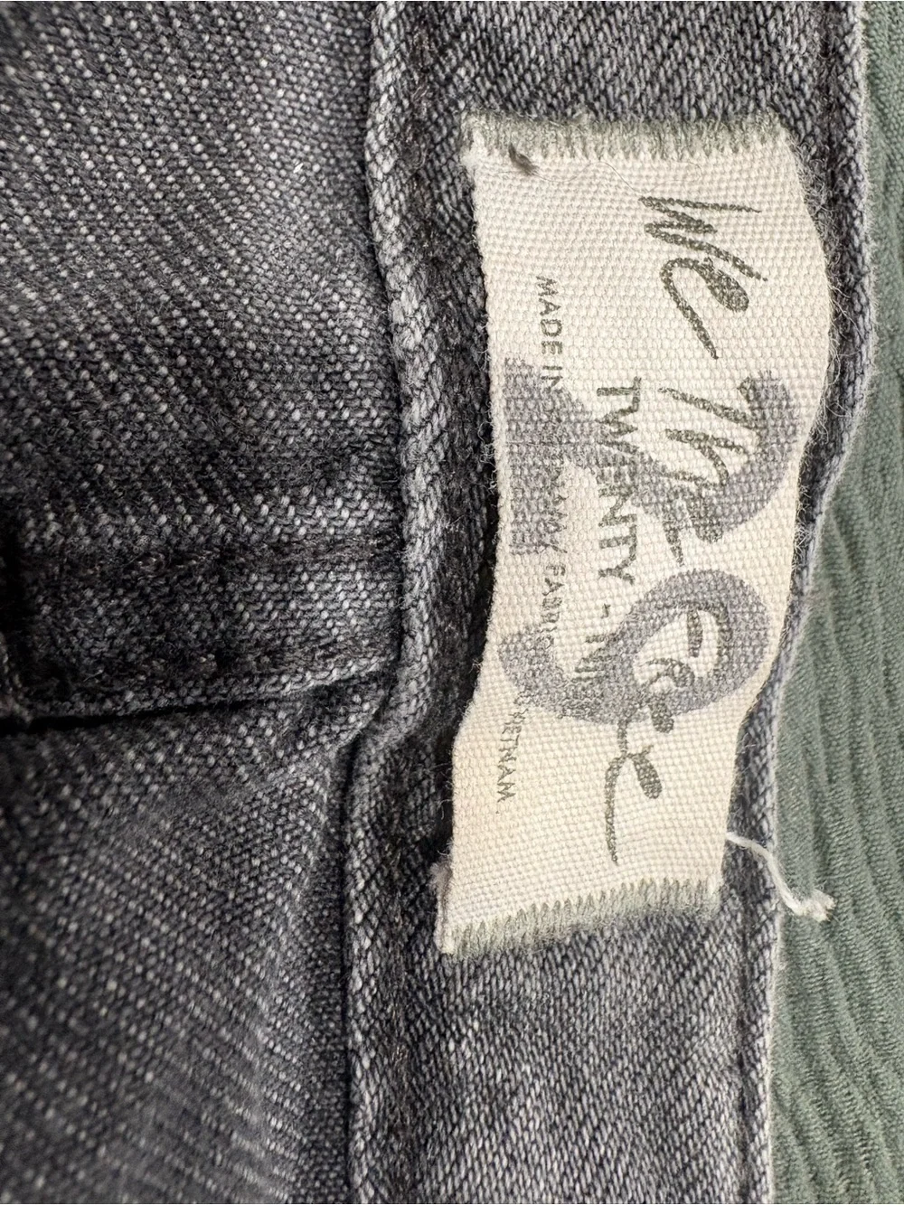 Free People *Free People* We the Free Black Denim shorts